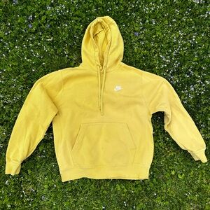 Men’s Nike Hoodie Yellow Medium